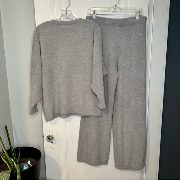 Softies Lounge Set Women's Soft Gray Pajama Set - Picture 7 of 10